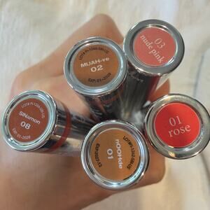 Sacheu Lip Liner STAY-N Peel Off Lip Stain Bundle of 5